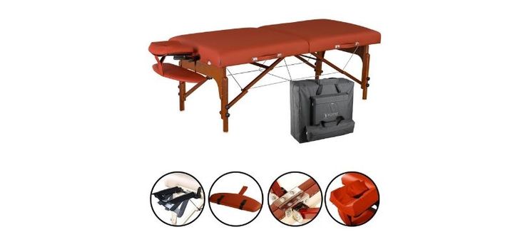 Master Massage Santana Massageliege - Klappbar, 79 Cm Breit, Mit Holzkonstruktion